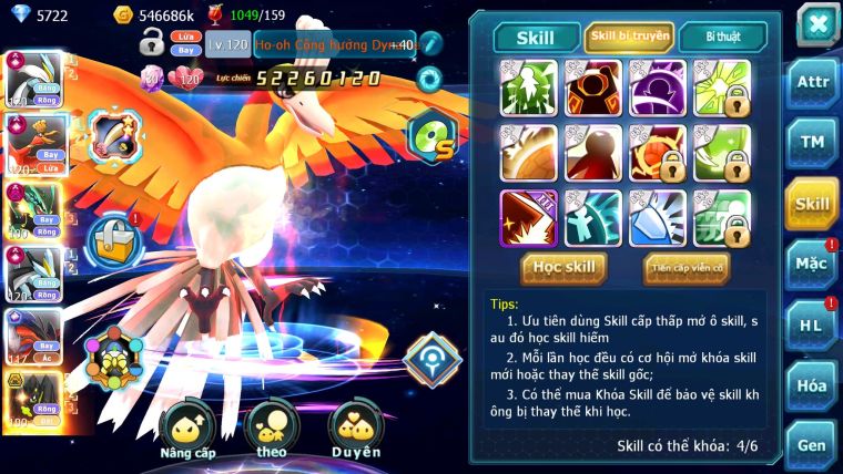 Mã : #TTS6113 - S804 - Top3 All - V15 - 1K7 Sách - White Black Hooh Cộng Hưởng Dynamax Yvetal cộng hưởng Rayquaza dynamax nhiều pet bá chủ