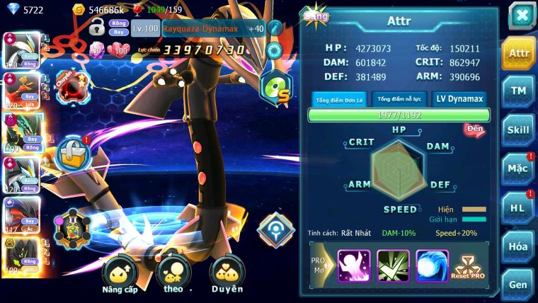 Mã : #TTS6113 - S804 - Top3 All - V15 - 1K7 Sách - White Black Hooh Cộng Hưởng Dynamax Yvetal cộng hưởng Rayquaza dynamax nhiều pet bá chủ