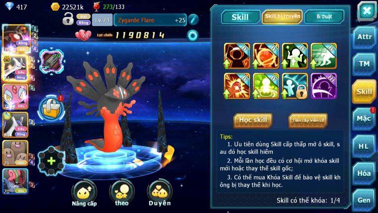 Mã : #TTS6120 - S1874 - Top 14 - V10 Zyugarde Latios bá chủ mes lati đua top bao ngon