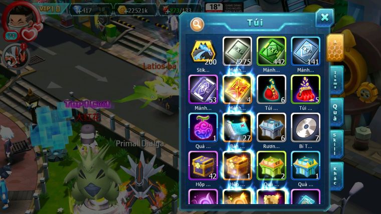 Mã : #TTS6120 - S1874 - Top 14 - V10 Zyugarde Latios bá chủ mes lati đua top bao ngon