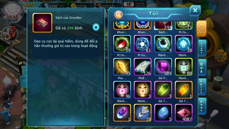 Mã : #TTS6119 - S1861 - Top34 - 244 Sách Diancie armldo goodra nhiều pet ht