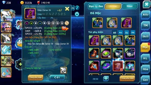 Mã : #TTS6116 - S1406 - V7 - Kyurem Unvoa Drak ho-oh Sáng thế nhiều pet ht