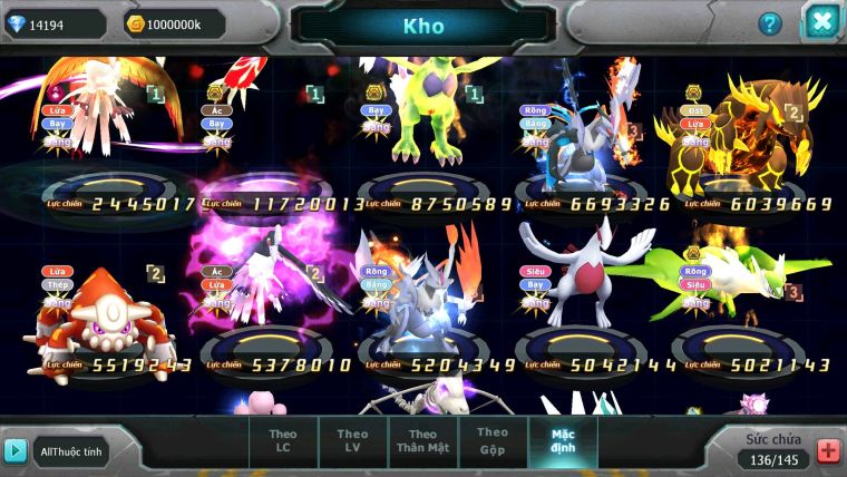 Mã : #TTS6121 - S1373 - V12 - 575 Sách Ho-oh cộng hưởng dynamax Yvetal bá chủ Thần gió bá chủ nhiều pet huyền thoại