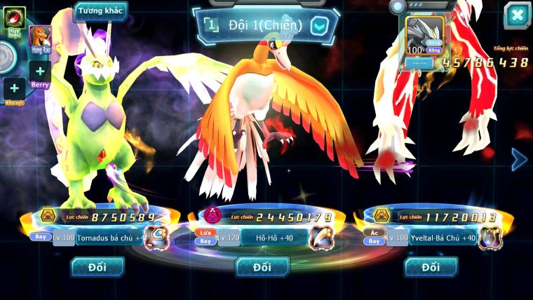Mã : #TTS6121 - S1373 - V12 - 575 Sách Ho-oh cộng hưởng dynamax Yvetal bá chủ Thần gió bá chủ nhiều pet huyền thoại