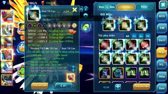 Mã : #TTS6130 - S1728 - Ho-oh dynamax thần gió bc yvetal btaa bc ugia boss độc nhiều pet ht