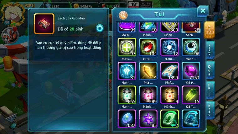 Mã : #TTS6130 - S1728 - Ho-oh dynamax thần gió bc yvetal btaa bc ugia boss độc nhiều pet ht