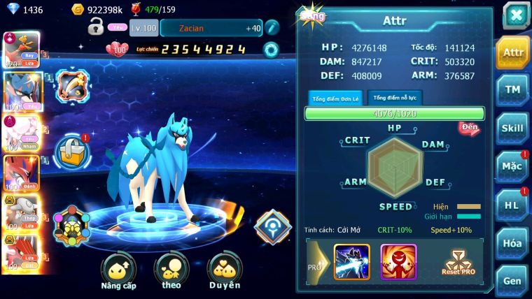 Mã : #TTS6134 - S968 - Top21 - V14 - 850 Sách Ho-oh cộng hưởng dynamax Cặp kiếm khiên mini Diancie dyanamx arc dynamax nhiều pet bá chủ