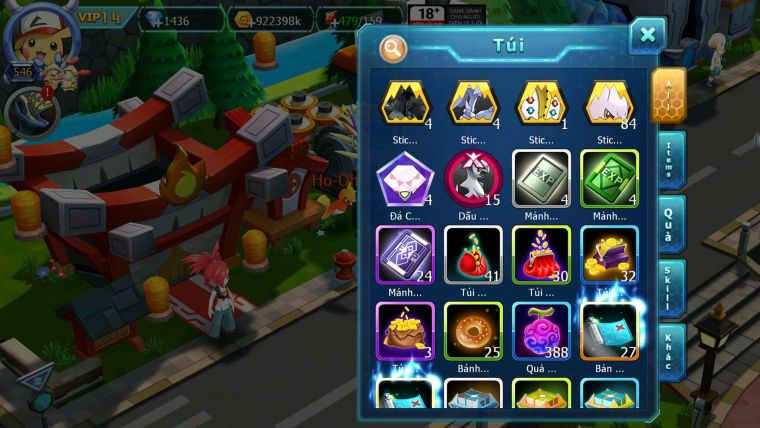 Mã : #TTS6134 - S968 - Top21 - V14 - 850 Sách Ho-oh cộng hưởng dynamax Cặp kiếm khiên mini Diancie dyanamx arc dynamax nhiều pet bá chủ