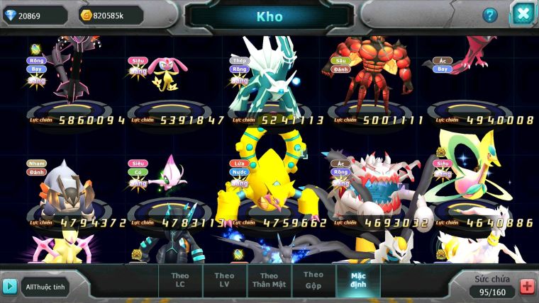 Mã : #TTS6133 - S430 - V12 - 20K KC - 997 SÁCH - Diancie dyanamx ho-oh bc palkia bc Unvoa wb bc