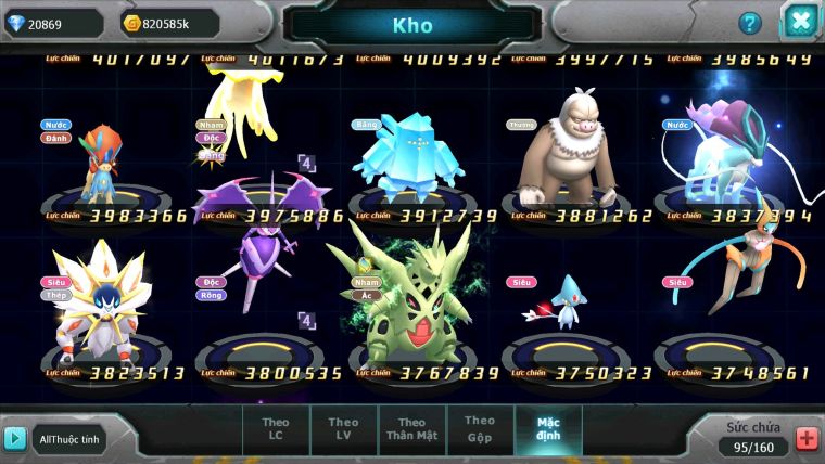 Mã : #TTS6133 - S430 - V12 - 20K KC - 997 SÁCH - Diancie dyanamx ho-oh bc palkia bc Unvoa wb bc