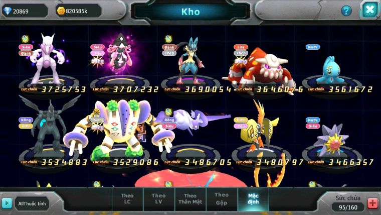 Mã : #TTS6133 - S430 - V12 - 20K KC - 997 SÁCH - Diancie dyanamx ho-oh bc palkia bc Unvoa wb bc