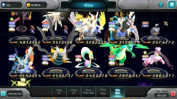 Mã : #TTS6132 - S271 - V3 - Rayquaza Ho-oh Unvoa wb bc giratina nhiều pet ht