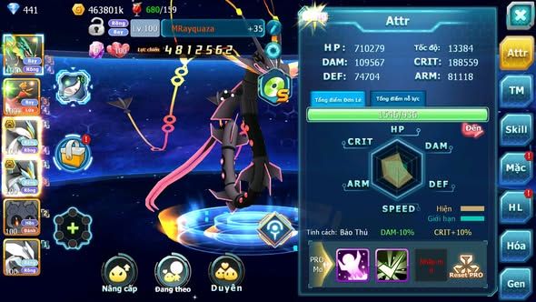Mã : #TTS6132 - S271 - V3 - Rayquaza Ho-oh Unvoa wb bc giratina nhiều pet ht