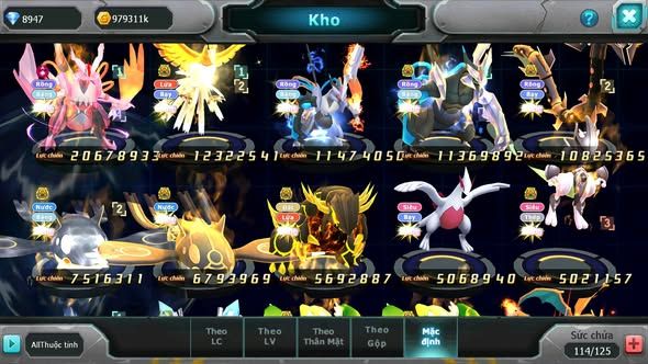 Mã : #TTS6131 - S1108 - V9 - Top46 - 1K1 Sách - White cộng hưởng dynamax Ho-oh bc Unvoa Black bc cặp lati bc nhiều pet ht bc