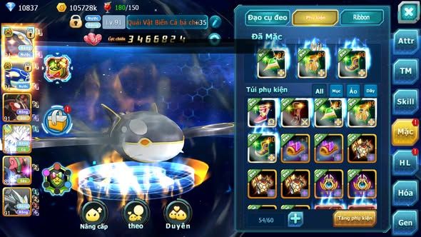 Mã : #TTS6138 - S1803 - V9 - 10K KC - 582 Sách Cặp cá bá chủ zygarde flare băng né cặp lati