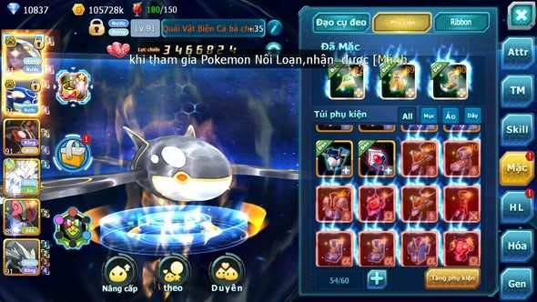 Mã : #TTS6138 - S1803 - V9 - 10K KC - 582 Sách Cặp cá bá chủ zygarde flare băng né cặp lati