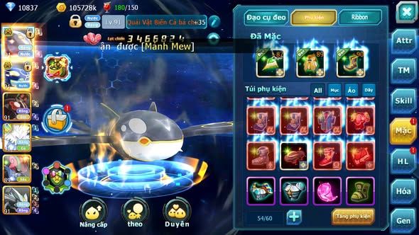 Mã : #TTS6138 - S1803 - V9 - 10K KC - 582 Sách Cặp cá bá chủ zygarde flare băng né cặp lati