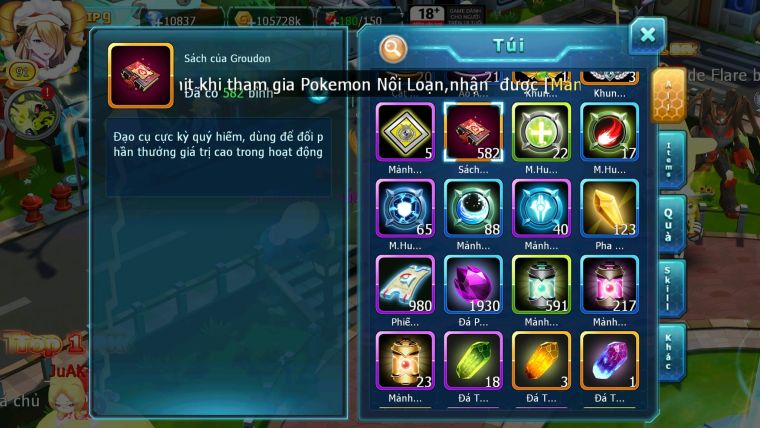 Mã : #TTS6138 - S1803 - V9 - 10K KC - 582 Sách Cặp cá bá chủ zygarde flare băng né cặp lati