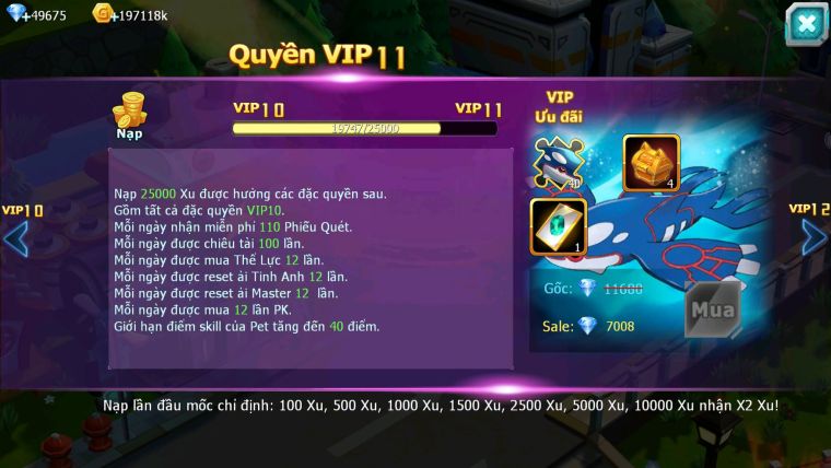Mã : #TTS6150 - S1840 - V10 - 50K KC Kyurem Unvoa Zygarde flare Cặp lati bá chủ nhiều pet huyền thoại