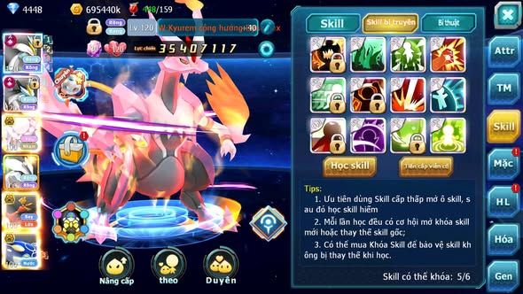 Mã : #TTS6148 - S1288 - V14 - Top11 - White Black cộng hưởng dynamax Diancie bá chủ Unvoa Ho-oh bc nhiều pet bá chủ