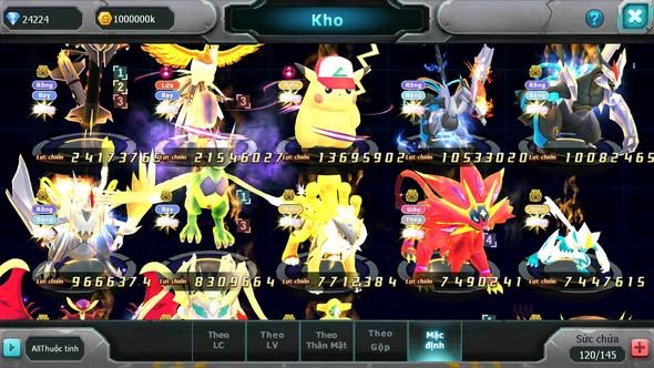 Mã : #TTS6147 - S34 - Top17 - V12 - Rayquaza bá chủ ho-oh dyanamx Pikachu dyanamx raikou bc Unvoa wb bc nhiều pet huyền thoại