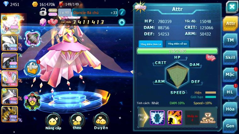 Mã : #TTS6144 - S1810 - V9 - 900 Sách Diancie bá chủ Kyurem unvoa tapu fini mes nhiều pet ht