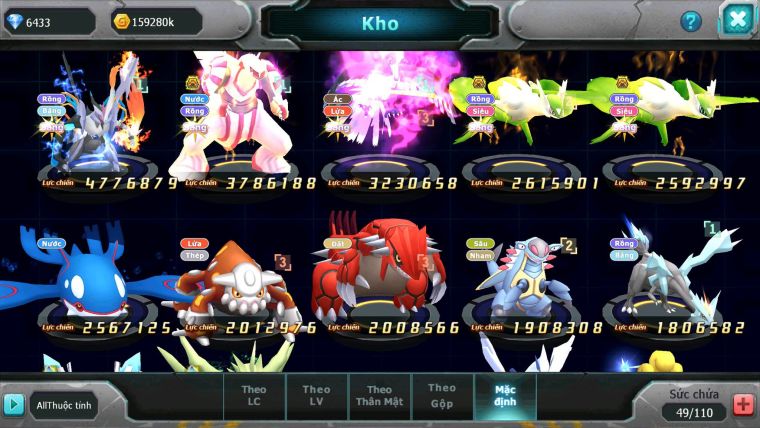 Mã : #TTS6143 - S1840 - V12 - 2K4 Sách Top36 - Kyurem Unvoa Palkia bc drak ho-oh cặp lati bc nhiều pet ht