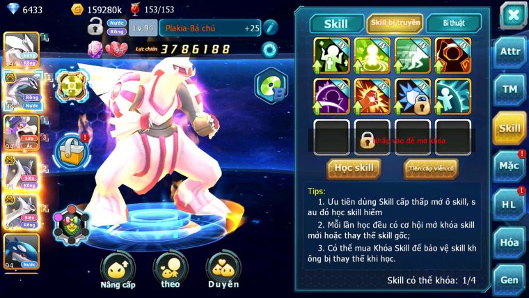 Mã : #TTS6143 - S1840 - V12 - 2K4 Sách Top36 - Kyurem Unvoa Palkia bc drak ho-oh cặp lati bc nhiều pet ht