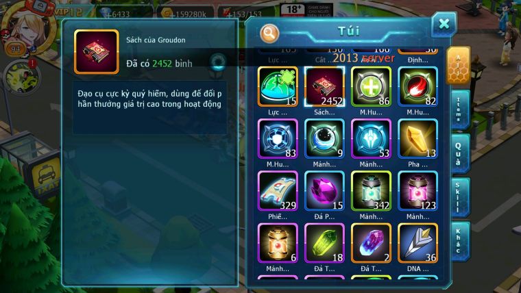 Mã : #TTS6143 - S1840 - V12 - 2K4 Sách Top36 - Kyurem Unvoa Palkia bc drak ho-oh cặp lati bc nhiều pet ht