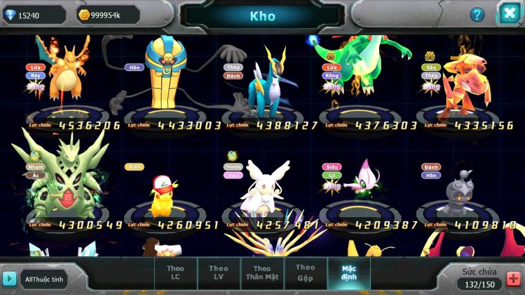 Mã : #TTS6152 - S583 - Top 19 - V15 - 1K4 Sách 15K KC - Hoopa bá chủ Ho-oh dynamax Giratina cộng hưởng Yvetal bc thần gió bc nhiều pet bá chủ