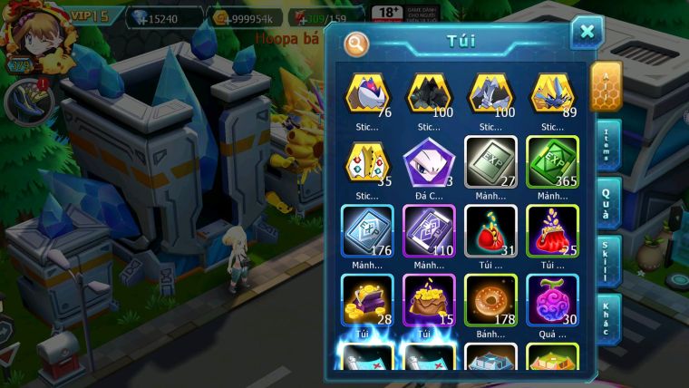 Mã : #TTS6152 - S583 - Top 19 - V15 - 1K4 Sách 15K KC - Hoopa bá chủ Ho-oh dynamax Giratina cộng hưởng Yvetal bc thần gió bc nhiều pet bá chủ