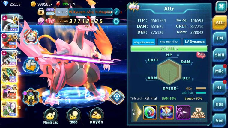 Mã : #TTS6151 - S1165 - Top7 - 2100 Sách  V15 - White Black Ho-oh cộng hưởng dynamax Rayquaza bc drak ho-oh bá chủ nhiều pet bá chủ ngon