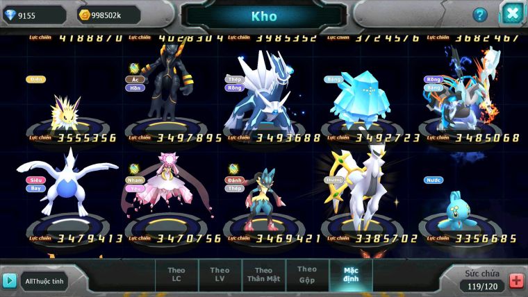Mã : #TTS6164 - S1735 - V15 - Top4 - Miraidon & Koraidon Bá chủ Palkia cộng hưởng White cộng hưởng dynamax