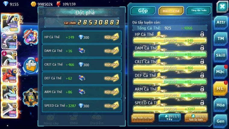 Mã : #TTS6164 - S1735 - V15 - Top4 - Miraidon & Koraidon Bá chủ Palkia cộng hưởng White cộng hưởng dynamax