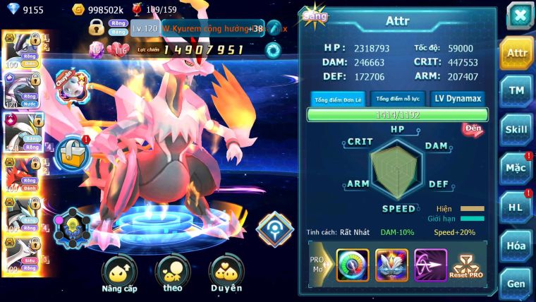 Mã : #TTS6164 - S1735 - V15 - Top4 - Miraidon & Koraidon Bá chủ Palkia cộng hưởng White cộng hưởng dynamax
