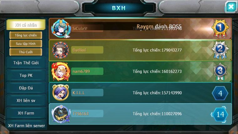 Mã : #TTS6163 - S359 - Top13 - V12 - Ho-oh Cộng Hưởng Dynamax Palkia cộng hưởng Rayquaza bc thần gió bc yvetal bc nhiều pet bá chủ
