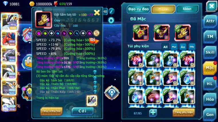 Mã : #TTS6160 - S1669 - Top7 - V15 - Miraidon bá chủ & Koraidon Bá chủ Palkia bá chủ Kyurem Unvoa  - White Black bá chủ Nhiều Pet HT