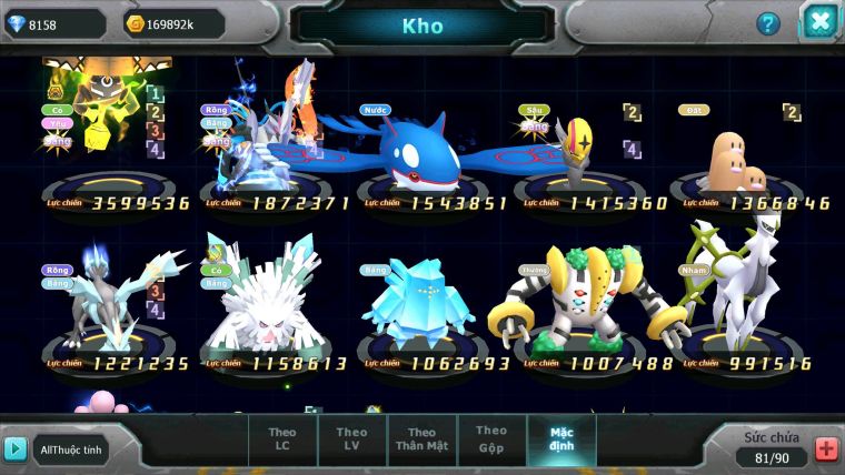 Mã : #TTS6157 - S1851 - V8 - 728 Sách - Tapu bulu bá chủ Kyurem - Unvoa kyogre nhiều pet huyền thoại