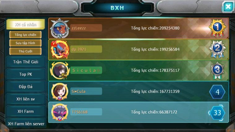 Mã : #TTS6168 - S975 - Top 23-  V12 - Ho-oh cộng hưởng dyanamx palkia bc White dynamax Unvoa black bc qvbc bc nhiều pet huyền thoại