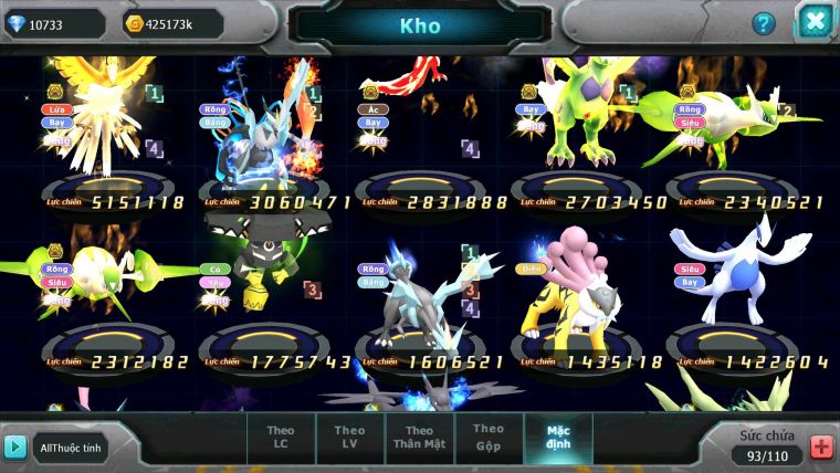 Mã : #TTS6167 - S1801 - 2K6 Sách V12 - 10K KC- Ho-oh bá chủ Kyurem Unvoa yvetal bc thần gió bc Cặp lati bá chủ