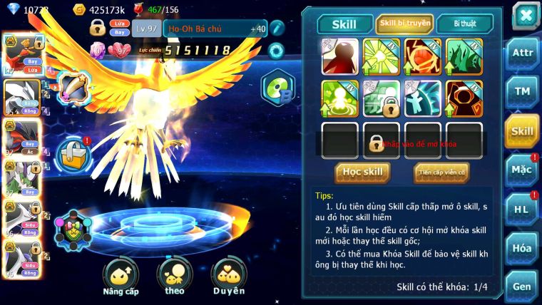 Mã : #TTS6167 - S1801 - 2K6 Sách V12 - 10K KC- Ho-oh bá chủ Kyurem Unvoa yvetal bc thần gió bc Cặp lati bá chủ