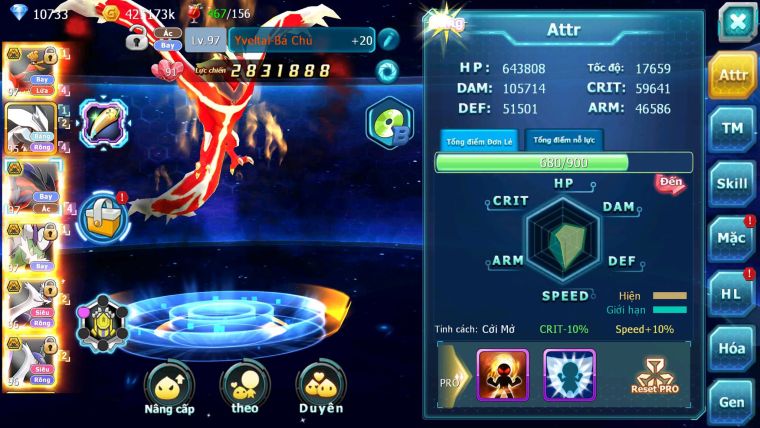 Mã : #TTS6167 - S1801 - 2K6 Sách V12 - 10K KC- Ho-oh bá chủ Kyurem Unvoa yvetal bc thần gió bc Cặp lati bá chủ
