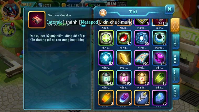 Mã : #TTS6167 - S1801 - 2K6 Sách V12 - 10K KC- Ho-oh bá chủ Kyurem Unvoa yvetal bc thần gió bc Cặp lati bá chủ