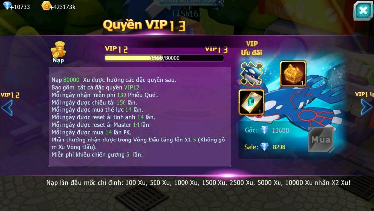 Mã : #TTS6167 - S1801 - 2K6 Sách V12 - 10K KC- Ho-oh bá chủ Kyurem Unvoa yvetal bc thần gió bc Cặp lati bá chủ