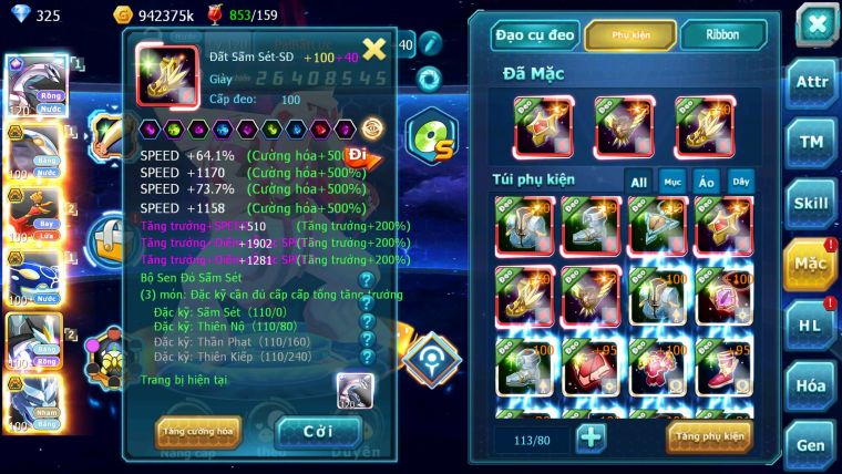 Mã : #TTS6170 - S1088 - Top34 -V6 - 886 Sách Palkia cộng hưởng full ss Cặp cá bc Wb cặp lati bá chủ nhiều pet ht