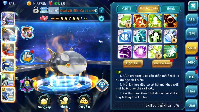 Mã : #TTS6170 - S1088 - Top34 -V6 - 886 Sách Palkia cộng hưởng full ss Cặp cá bc Wb cặp lati bá chủ nhiều pet ht