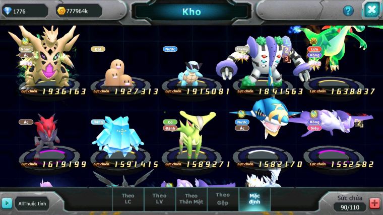 Mã : #TTS6173 - S1794 - V9 - 1K Sách - QVBC Bá chủ kyogre bc unvoa ho-oh qvld nhiều pet ht