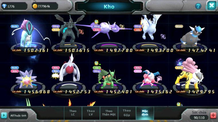 Mã : #TTS6173 - S1794 - V9 - 1K Sách - QVBC Bá chủ kyogre bc unvoa ho-oh qvld nhiều pet ht