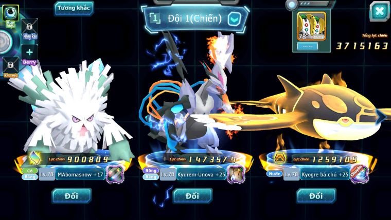 Mã : #TTS6175 - S1863 - Top18 - V10 - Kyurem Unvoa kyogre bá chủ băng né raikou ho-oh nhiều pet ht