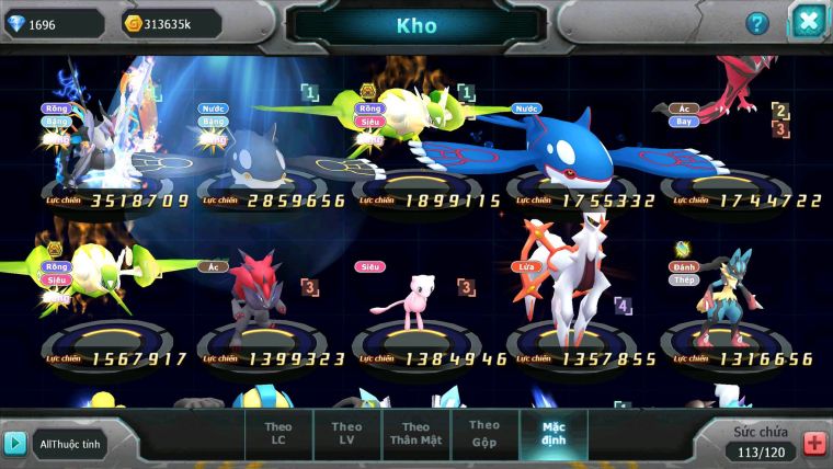 Mã : #TTS6172 - S1779 - V5 - 675 Sách Kyurem Unvoa Qvbc cặp lati bá chủ nhiều pet ht